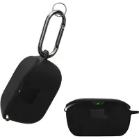 Kwmobile Hoes geschikt voor JBL Vibe Buds - Siliconen cover voor oordopjes in zwart