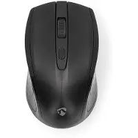Nedis Muis | Draadloos | 800 / 1200 / 1600 dpi | Instelbare DPI | Aantal knoppen: 4 | Tweehandig - MSWS106BK