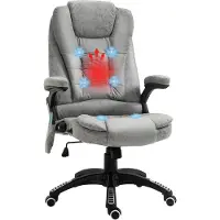 Vinsetto -Massagestuhl-Polyester, Nylon-68B x 72T x 110-120H cm-Grau