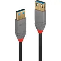 Lindy USB-kabel LINDY 36763 3 m Zwart