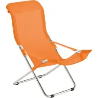 Fiam Fiesta Ligstoel Oranje - Ligstoelen en ligbedden Textiel Orange - 027TX ALU AR