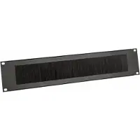 Adam hall 19 Steel Rack Panel with Brush Strip 2U