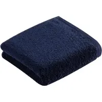 Vossen Handdoek Vossen Vegan Life Marine Blau (60 x 110 cm) (Set van 3)