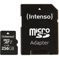 Intenso 256GB microSDXC Performance microSD-kaart 256 GB Class 10 UHS-I Waterdicht