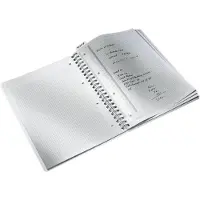 Leitz WOW Notitieboek A4 vierkant, met PP kaft 46380001 160 Pagina's 80 vellen Wit