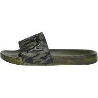 Superdry Strand-/badschoen 'Core' donkergrijs / kaki