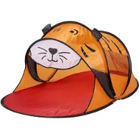KIDS Collection - pop-up tent - 86 cm hoog - Tijger- Oranje - strandtent