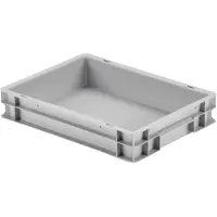 Alutec 75042 Kunststofbox Universeel Gesloten (b x h x d) 400 x 75 x 300 mm Grijs 1 stuk(s)