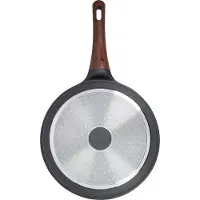 Resto Capella, Ronde, universele pan, zwart, hout, PFLUON, Capella, aluminium