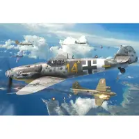 Wittmax Modelbouwpakket Vliegtuigen - 17003 Messerschmitt Bf 109G-5/G-6 WWII - Duits Propellervliegtuig Plastic - 1:24 - Modelbouw