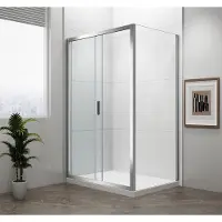 Hak Easy Rechthoekige douchecabine 120x90cm links/rechts-uitvoering