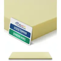 AM Qualitätsmatratzen Traagschuim topper 140 x 200 cm zonder tijk - Aanpasbare, visco-elastische matrastopper 140 x200 - Ook geschikt voor boxsprings - Traagschuim topper - Made in Germany