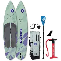 Duotone BLITZ AIR SLS 12'0 iSUP, opblaasbaar SUP-board voor tochten, lichtgewicht (7,9 kg), set