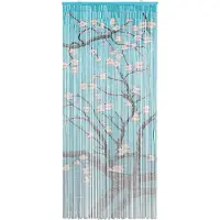 vidaXL Insect Deur Gordijn Meerkleurig 200 x 90 cm Bamboe
