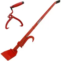 Baumarktplus TRUTZHOLM - Bosbouw Set - Velheffer 130 cm Met Draaihaak & 2x Handpaktang - Heavy-Duty Boomstamkeerder Paktangen Houttang