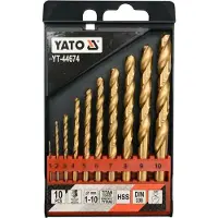 YATO YT-44674 Set metalen spiraalboren