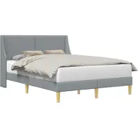 vidaXL Bedframe Effen met hoofdeinde verbindingplaat