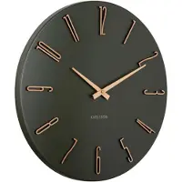 Karlsson - Wandklok Esmerado - Groen - 40x40x40 cm