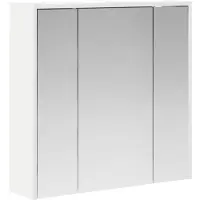vidaXL Badkamerspiegelkast Wit 63,5 x 16 x 62,5 cm Bewerkt hout