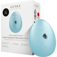 GESKE | SmartAppGuided Facial Hydration Refresher | 4 in 1 | Waterverstuiver | Gezichtsstomer | Waterspray | Face mist | Gezichtsreinigingsapparaat | Mist | Cosmetica | Natuurlijke glans
