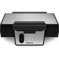 Krups Iconic FDK261 - Wafelijzer - Keramische Anti-aanbaklaag - Verticaal Opbergen - 850W - RVS