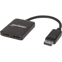 Manhattan 207768 DisplayPort 1/2 Ultra UHD MST splitter