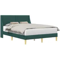 vidaXL Bedframe Effen met hoofdeinde verbindingplaat