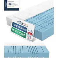 AM Qualitätsmatratzen Premium 7 zones koudschuimmatras 180x200 H3 Made in Germany OEKO TEX gecertificeerde koudschuimmatras 180x200 19 cm hoog ergonomisch matras 180x200 cm