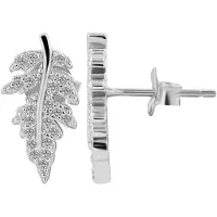 Akzent damesoorbel "Hana" van 925 sterling zilver, gerhodineerd, duurzaam