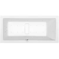 Polysan Marlene Whirlpoolbad, 190x90x48cm, Highline Hydro-Air, chroom