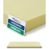 AM Qualitätsmatratzen Traagschuim topper 100 x 200 cm zonder tijk - Aanpasbare, visco-elastische matrastopper 100x200 - Ook geschikt voor boxsprings - Traagschuim topper - Made in Germany