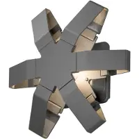Konstsmide Pescara 7977-370 LED-buitenlamp (wand) Energielabel: F (A - G) LED LED vast ingebouwd 3 W Antraciet