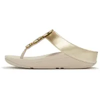 FitFlop Halo bead-circle metallic toe-post sandals