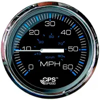 Faria 60mph Gps Speedometer Zilver 101.6 mm