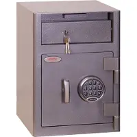 Phoenix Afstortkluis Maat 1 veiligheidskluis met Elektronisch slot 47L SS0996ED 480 x 340 x 380mm Grafietgrijs