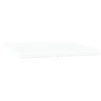 vidaXL Uitschuifbare luifel Wit 500 × 300 cm Polyester