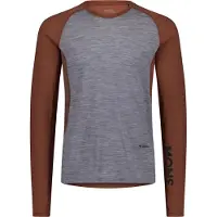 Mons Royale - Temple Merino Long Sleeve - Merino-ondergoed XL, grijs/bruin