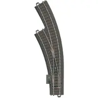 Märklin H0 C-rails (met ballastbed) 24671 Gebogen wissel, Links 1 stuk(s)