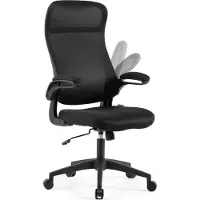 Sense7 Revo - Bureaustoel - Draaistoel - Ergonomische Bureaustoel - in Hoogte Verstelbaar - Rugleuning van Mesh - Verstelbare Armleuningen - Zwart