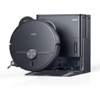 Jonr X1 Max All-in-One Robotstofzuiger, Uitschuifbare dubbele armen met 20 kPa zuigkracht, 75 ℃ dynamische heetwaterreiniging + 45 ℃ heteluchtdroging, Klitvrije haarverwijdering, AI-obstakelvermijding