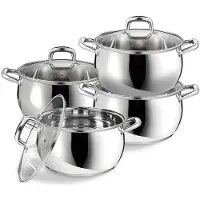 Maestro 8-delige kookset 2L 2.8L 3.8L 6.4L MR35158