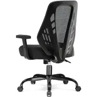 GTPLAYER - Ergonomische Bureaustoel - Met Mesh Rugleuning en Kantelfunctie - Zwart