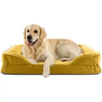 DS Produkte orthopedisch hondenbed voor binnen en buiten | ergonomische hondensofa 110 x 75 cm – ideaal voor grote honden | antislipbodem | vulling en hoes wasbaar | waterdichte hondenmand
