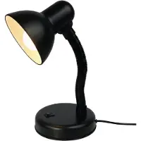 Luxus Bureaulamp Nino - Zwart - 32cm - Fitting Geïntegreerde LED - Bureaulamp - Tafellamp Slaapkamer