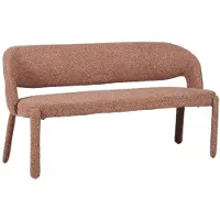 Bronx71 Eetkamerbank June bouclé terracotta 160 cm - eettafelbank - eetbank