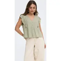 ONLY Onlrian Top Dames Grijs Xxxl