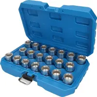 BRILLIANT TOOLS BT691330 Velgenslot-assortiment voor Porsche, 20-delig