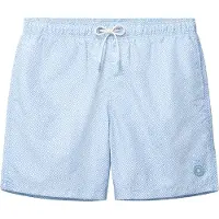 Shiwi Zwemshorts 'Mike Geo' lichtblauw / wit