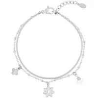 Yehwang Bloemenarmband - Zilverkleur