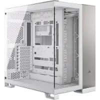 Corsair PC-behuizing - - CC-9011285-WW - 6500X Mid - Toren PC-behuizing, Wit/Satijn Grijs Aluminium
